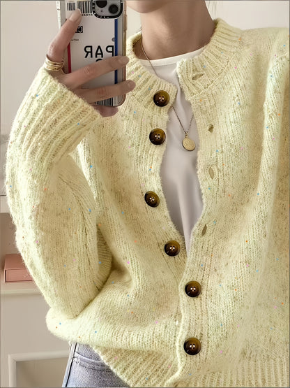 Ellinor | Damen Strickjacke Cardigan