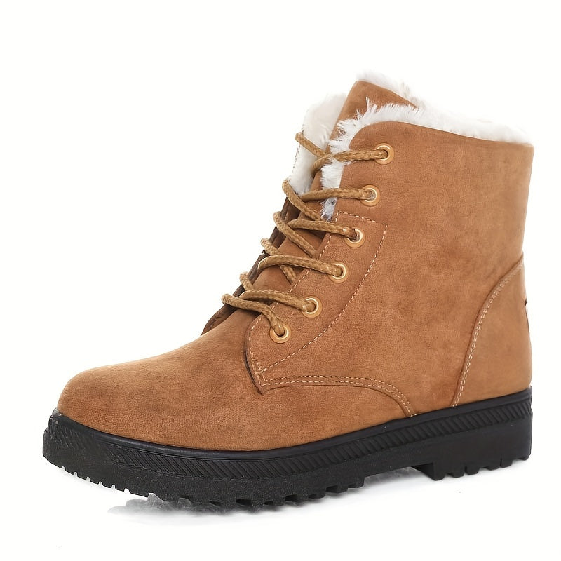 Benedikte | Chelsea Boots Damen mit Kunstfellkragen
