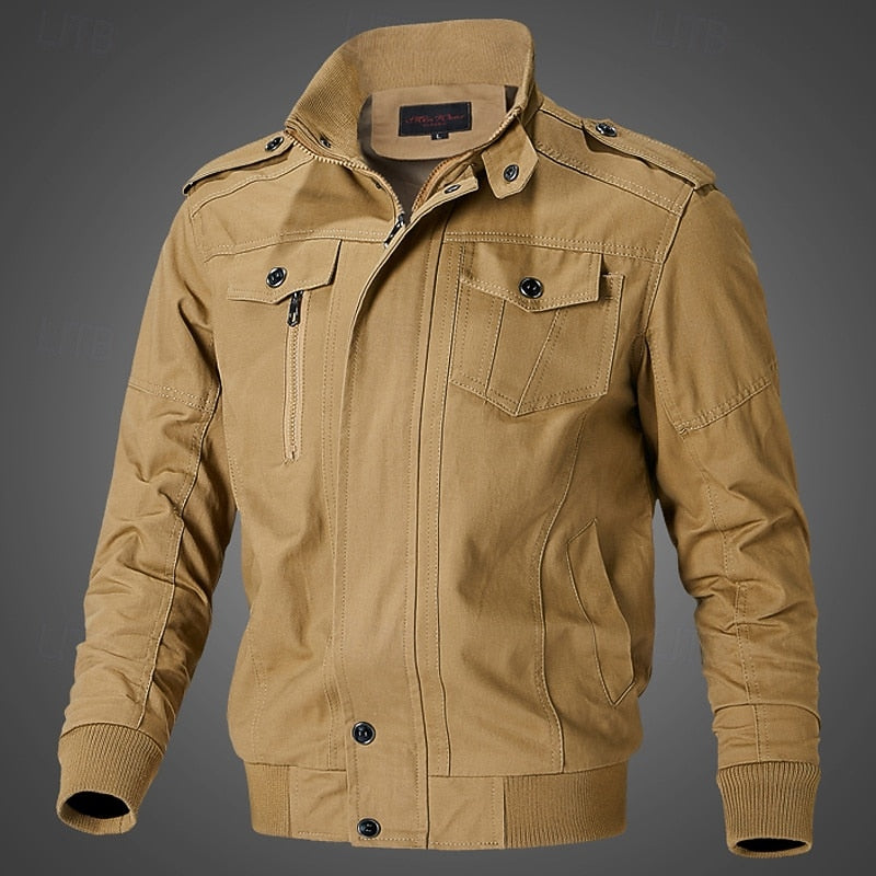 Anders | Robuste Feldjacke mit Stehkragen und Reißverschluss für Herren