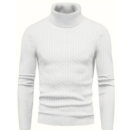 Lucas | Herren Rollkragenpullover Schmale Passform Feinstrick