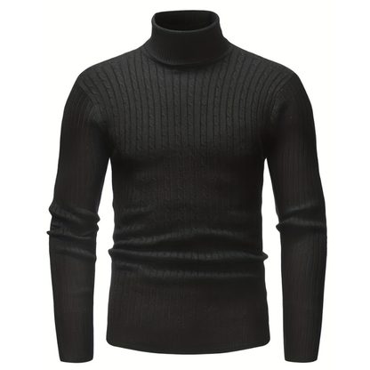 Lucas | Herren Rollkragenpullover Schmale Passform Feinstrick