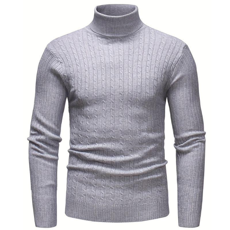 Lucas | Herren Rollkragenpullover Schmale Passform Feinstrick