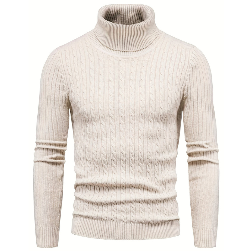 Lucas | Herren Rollkragenpullover Schmale Passform Feinstrick