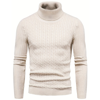 Lucas | Herren Rollkragenpullover Schmale Passform Feinstrick