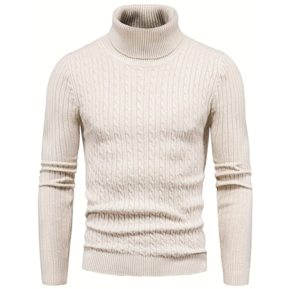 Lucas | Herren Rollkragenpullover Schmale Passform Feinstrick