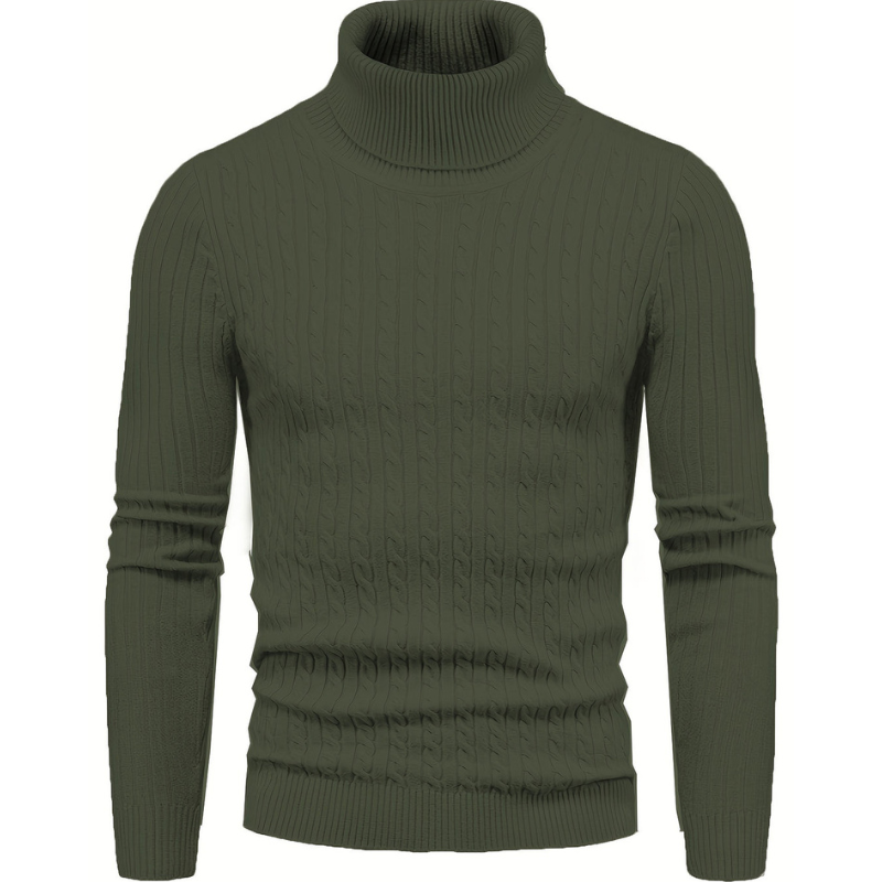 Lucas | Herren Rollkragenpullover Schmale Passform Feinstrick