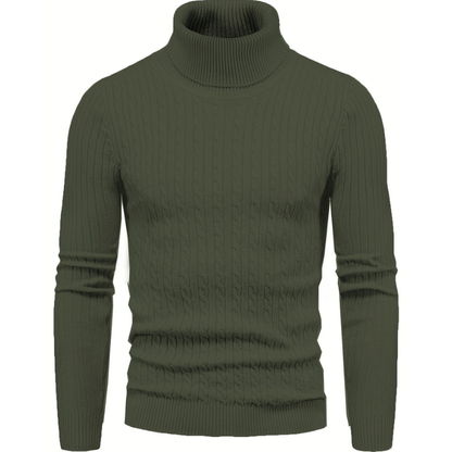 Lucas | Herren Rollkragenpullover Schmale Passform Feinstrick