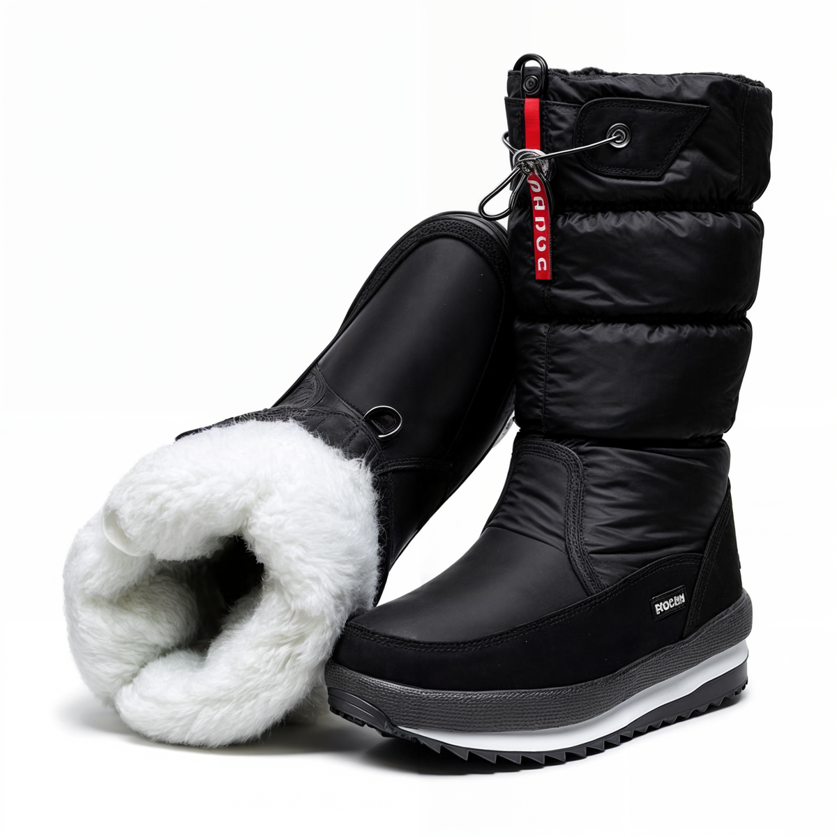 Althea | Gefütterte Winterboots mit Plateausohle für Damen