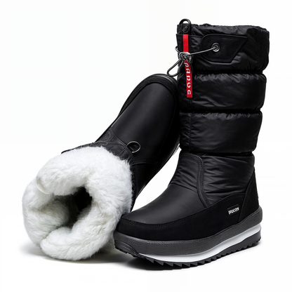Althea | Gefütterte Winterboots mit Plateausohle für Damen