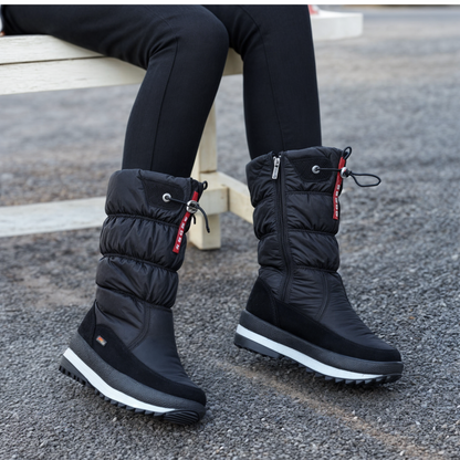 Althea | Gefütterte Winterboots mit Plateausohle für Damen