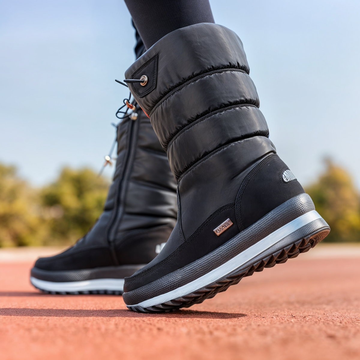 Althea | Gefütterte Winterboots mit Plateausohle für Damen