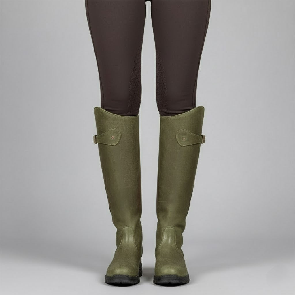 Sigrid Wasserdichte Reitstiefel für Damen mit robuster Sohle