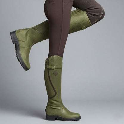 Sigrid Wasserdichte Reitstiefel für Damen mit robuster Sohle