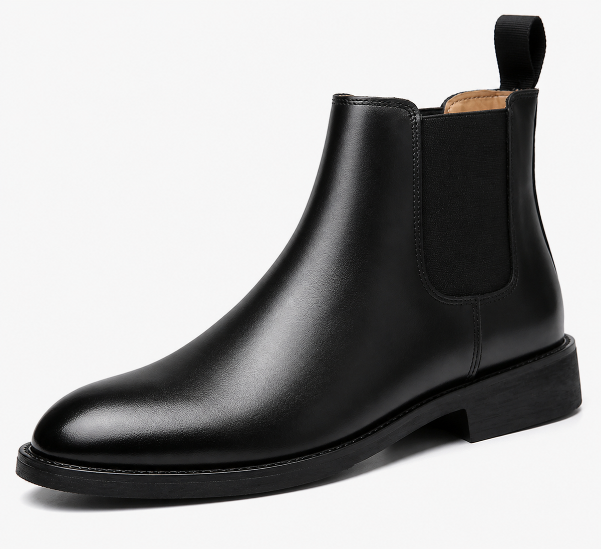 Théo | Herren Chelsea Boots mit Elastikeinsatz und Blockabsatz