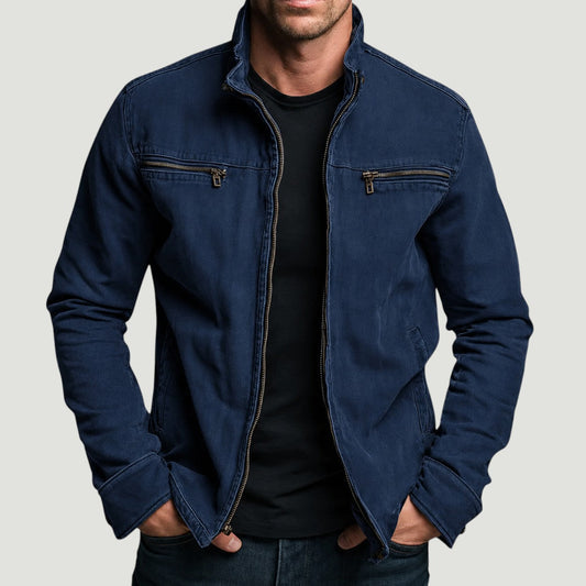 Rhys | Eleganter Herren Mantel mit Reißverschluss