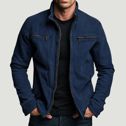 Rhys | Eleganter Herren Mantel mit Reißverschluss