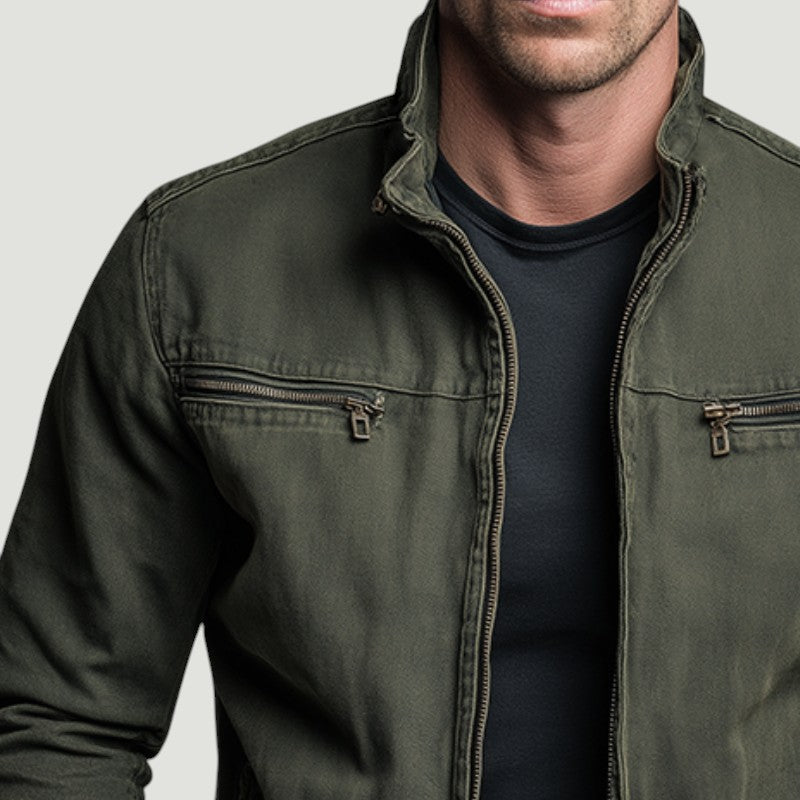 Rhys | Eleganter Herren Mantel mit Reißverschluss