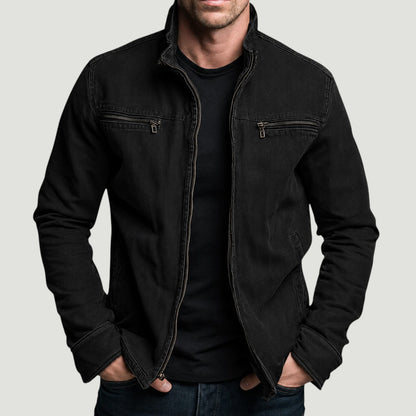 Rhys | Eleganter Herren Mantel mit Reißverschluss