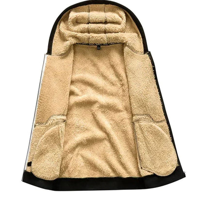 Viktor | Herren Kapuzenjacke mit Fleecefutter Winter