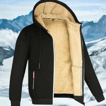 Viktor | Herren Kapuzenjacke mit Fleecefutter Winter