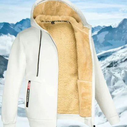Viktor | Herren Kapuzenjacke mit Fleecefutter Winter