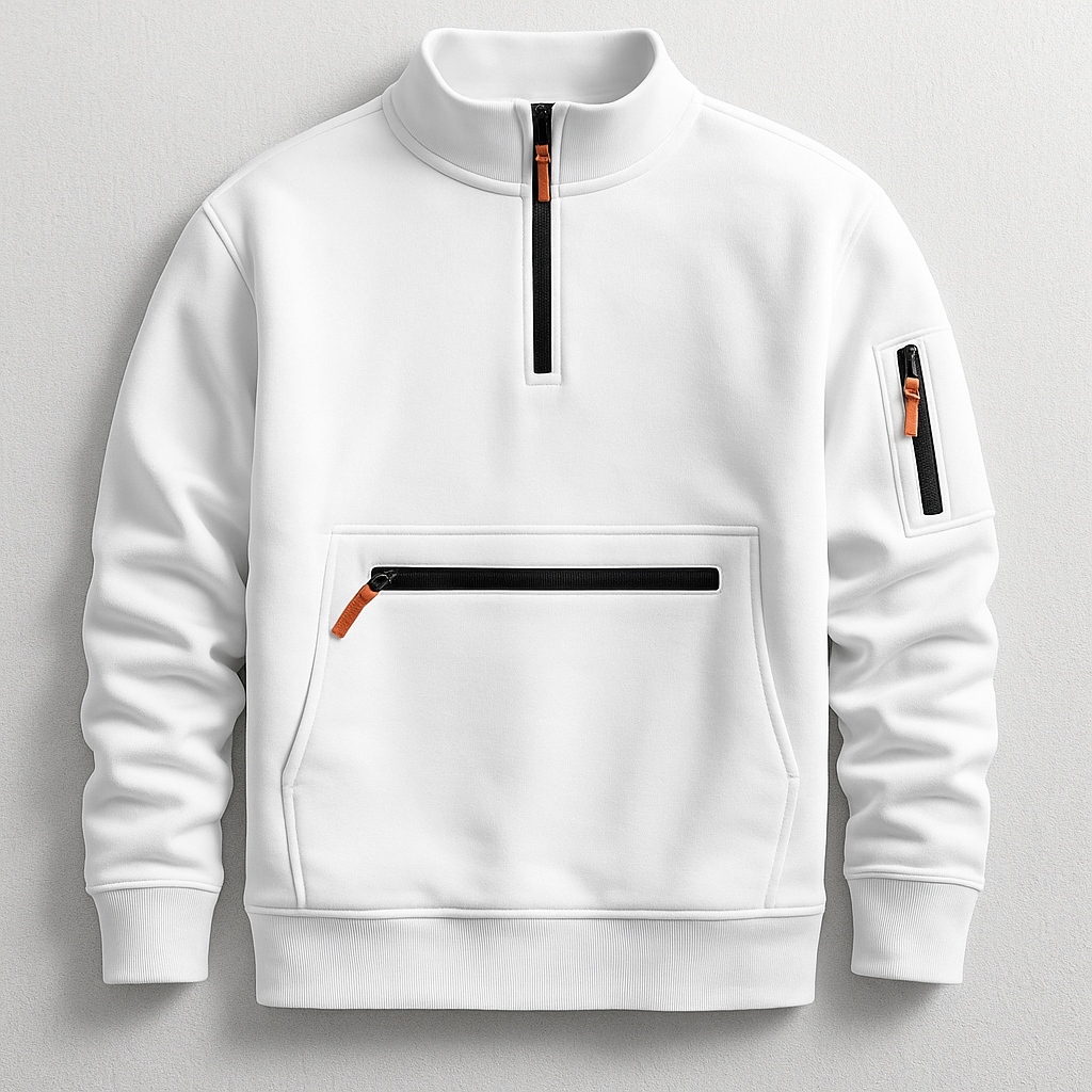 Rafael | Herren Strickpullover mit Ärmeltasche