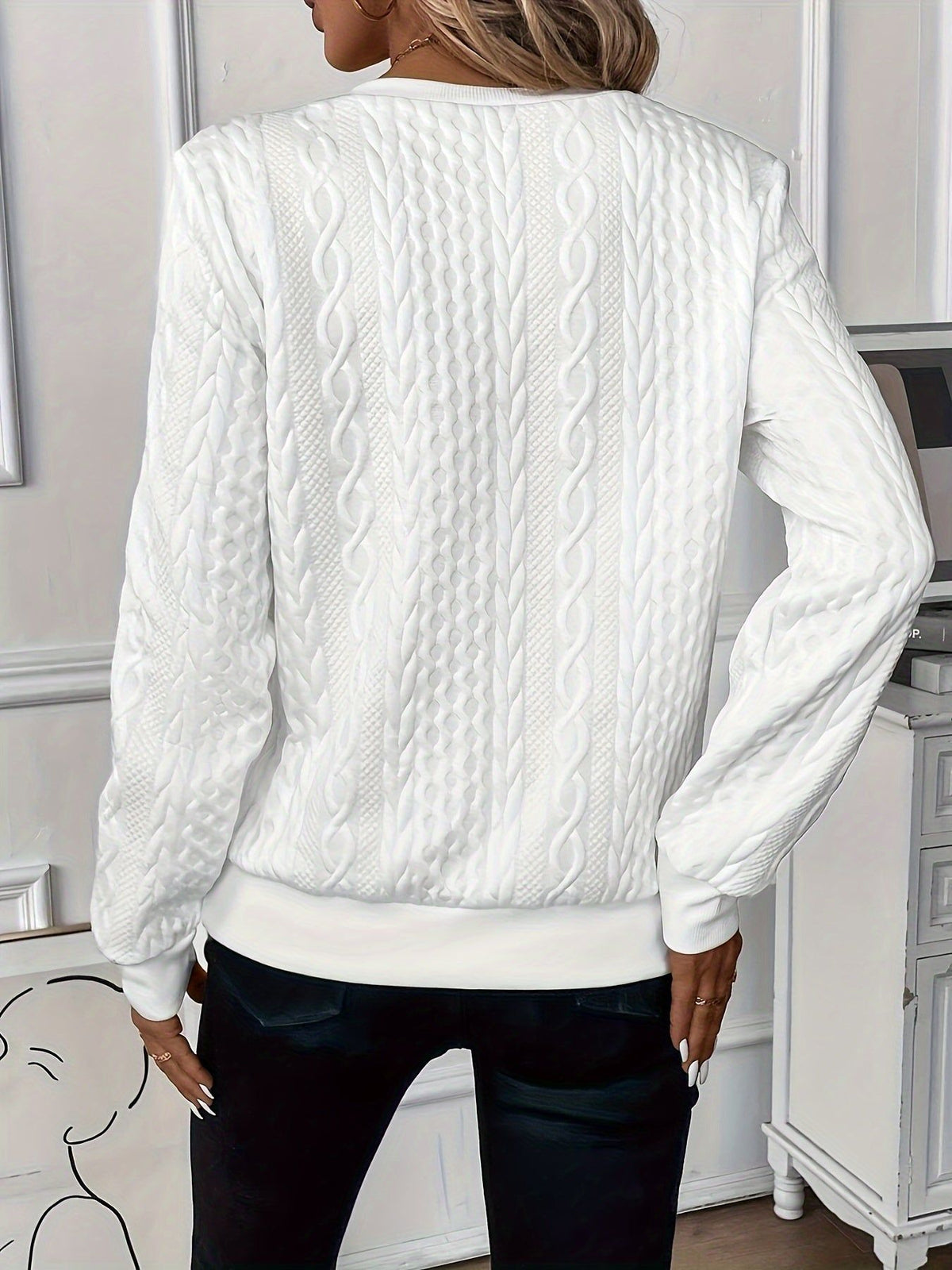 Sofie | Eleganter Pullover mit Reißverschluss-Kragen
