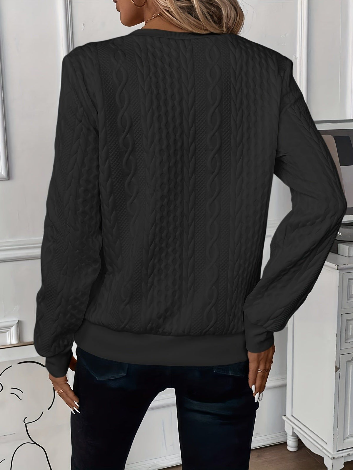 Sofie | Eleganter Pullover mit Reißverschluss-Kragen