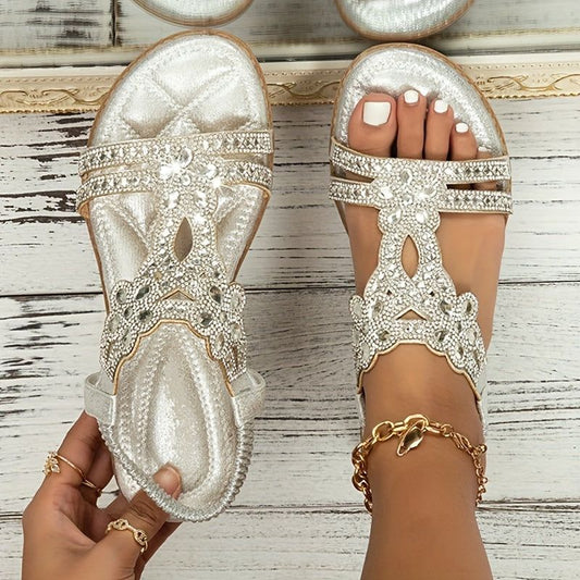 Elina | Damen Sandalen Open-Toe verstellbare Riemen Sommer