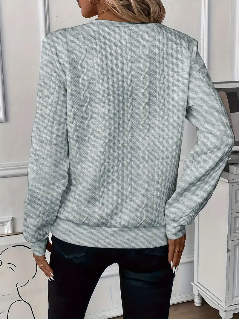 Sofie | Eleganter Pullover mit Reißverschluss-Kragen