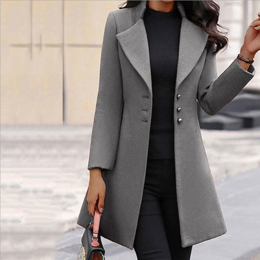 Vera | Eleganter Damen Mantel mit Bindegürtel
