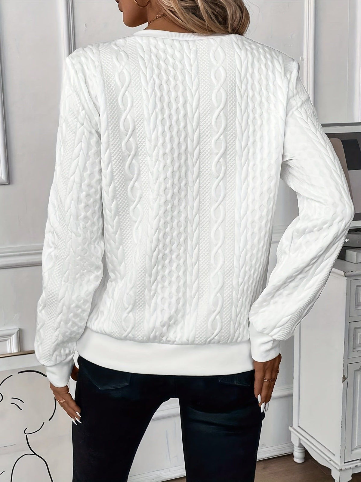Sofie | Eleganter Pullover mit Reißverschluss-Kragen