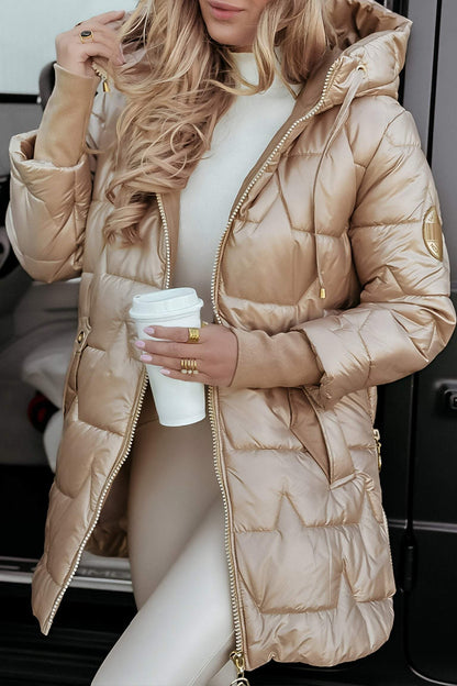 Freda | Taillierter Trenchcoat mit Kapuze und Gürtel