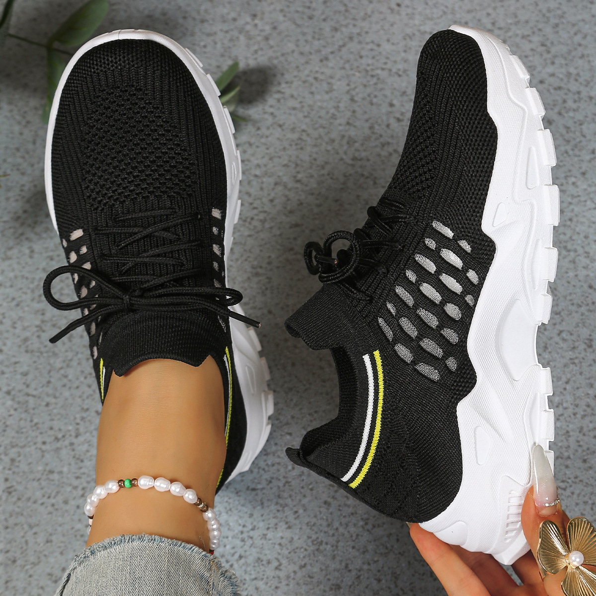 Dagmar | Sneakers mit Blockabsatz für Damen