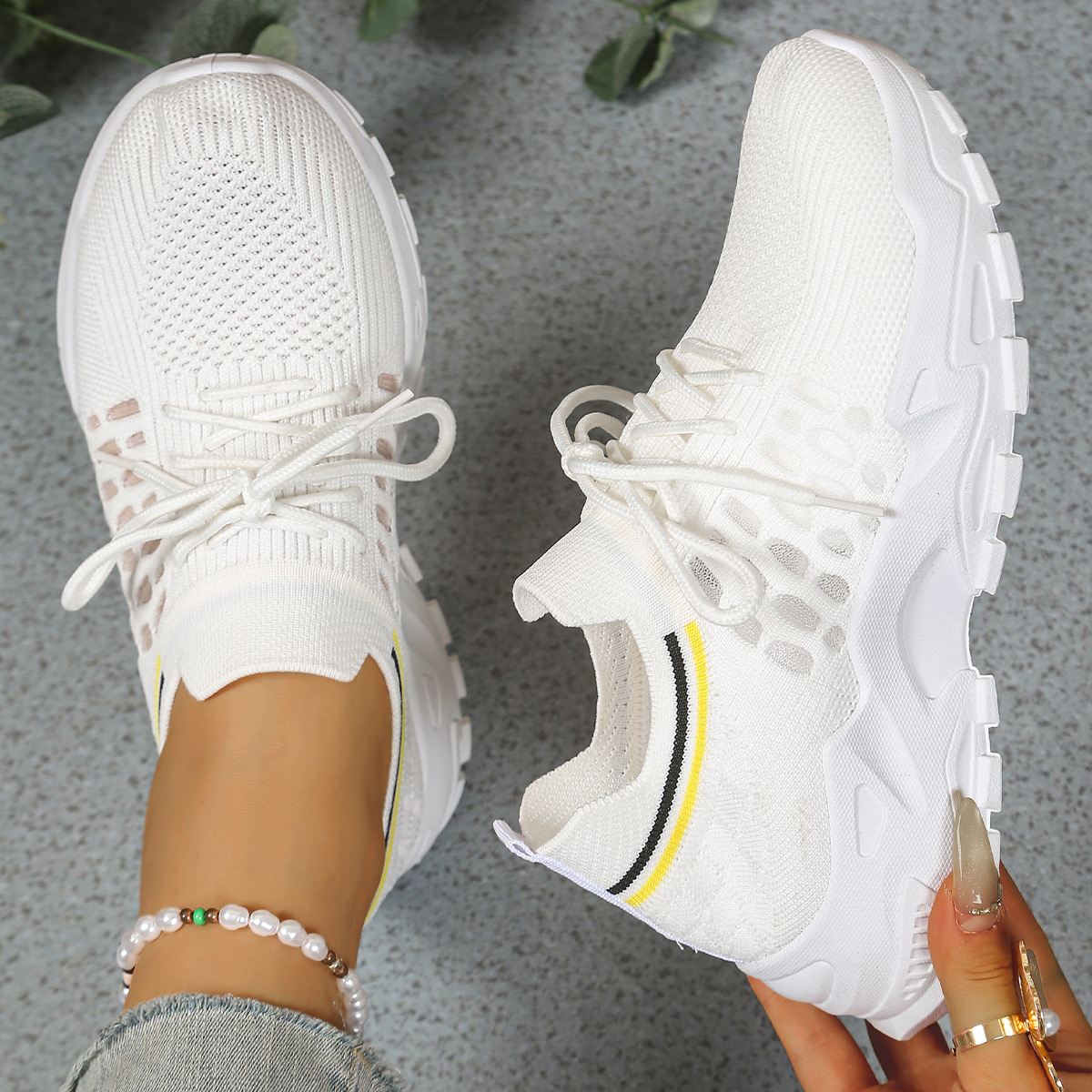 Dagmar | Sneakers mit Blockabsatz für Damen