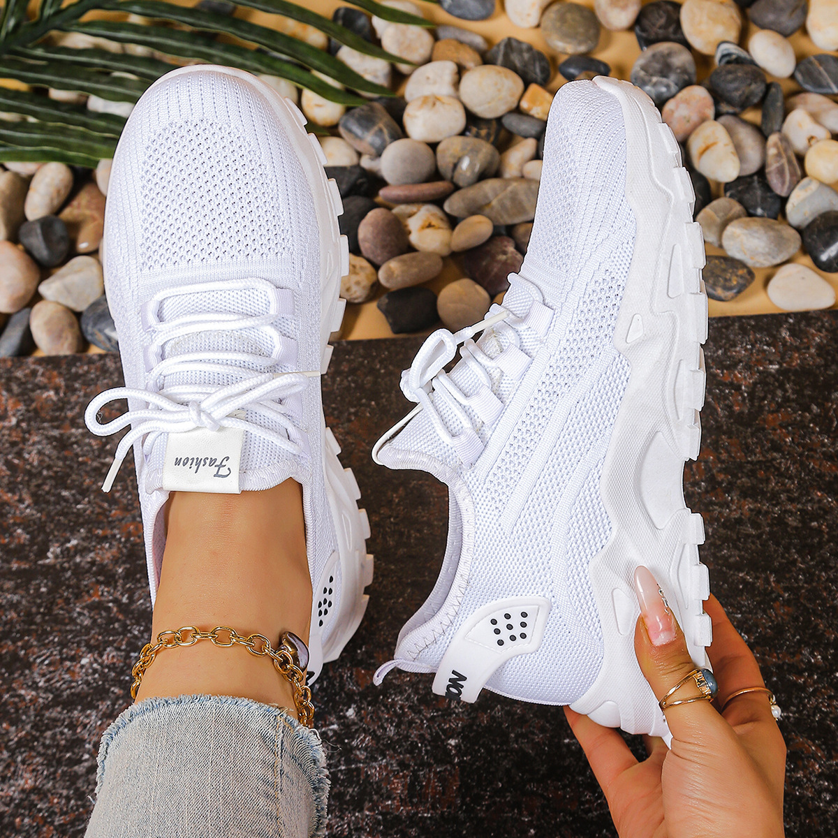 Dagmar | Sneakers mit Blockabsatz für Damen