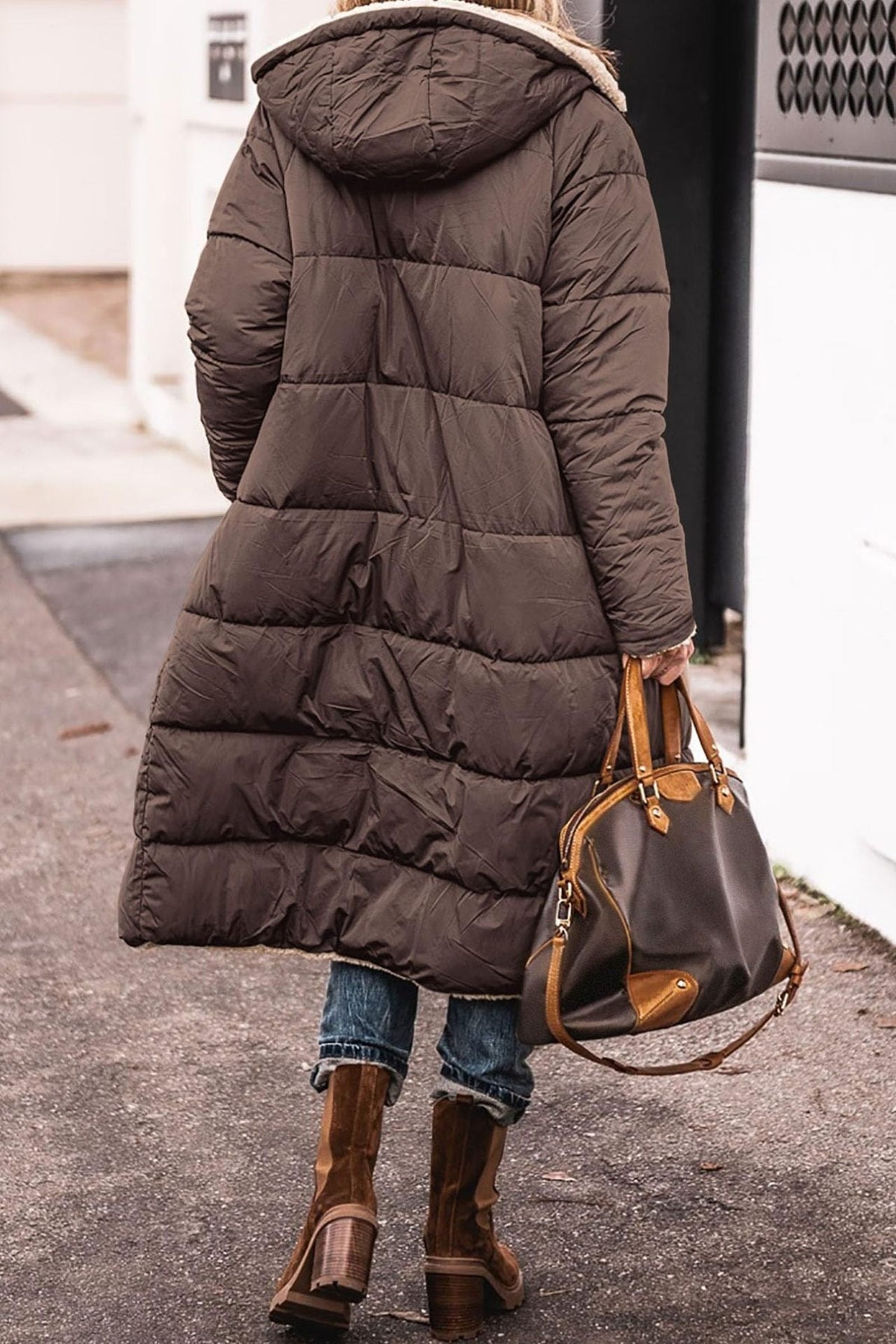 Amira | Damen Winterjacke Wendedesign Langarm – Alltag & Freizeit