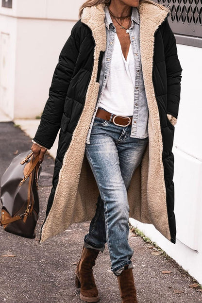 Amira | Damen Winterjacke Wendedesign Langarm – Alltag & Freizeit