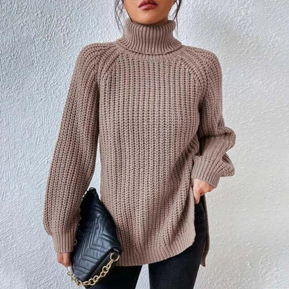 Silke | Gerippter Rollkragenpullover für Damen