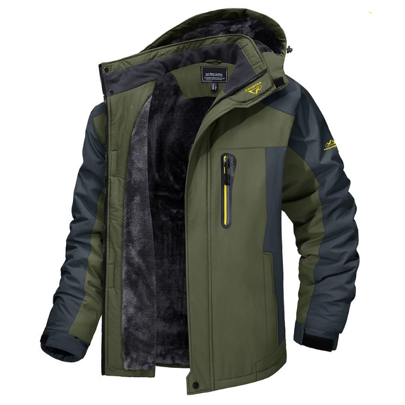 Bendix | Herren Winterjacke mit Kapuze und Reißverschluss