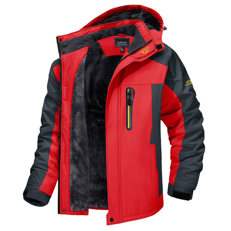 Bendix | Herren Winterjacke mit Kapuze und Reißverschluss