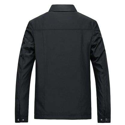 Finn | Herren Stehkragen Jacke mit Reißverschluss