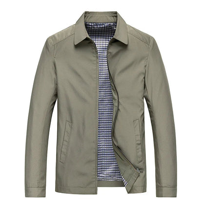 Finn | Herren Stehkragen Jacke mit Reißverschluss