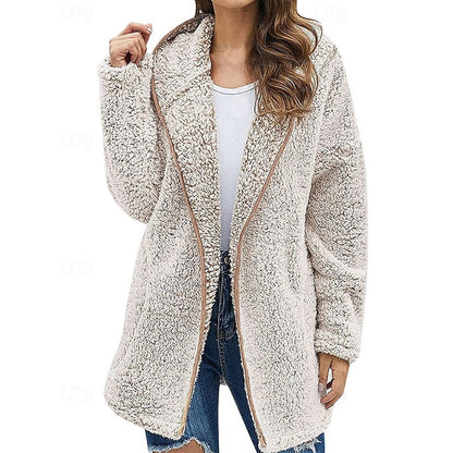 Ingeborg | Gesteppte Kapuzenjacke mit Reißverschluss und lockerer Passform für Damen