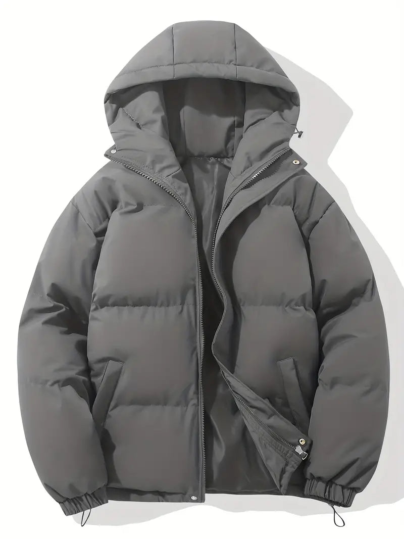 Clementine | Damen Steppjacke mit Kapuze und Kordelzug, Schwarz