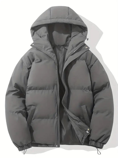 Clementine | Damen Steppjacke mit Kapuze und Kordelzug, Schwarz
