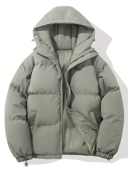 Clementine | Damen Steppjacke mit Kapuze und Kordelzug, Schwarz
