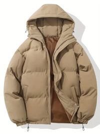Clementine | Damen Steppjacke mit Kapuze und Kordelzug, Schwarz