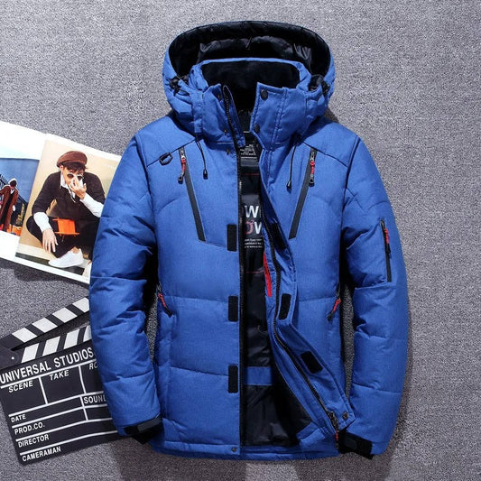 Cole | Wattierte Winterparka mit Stehkragen und Kapuze für Herren