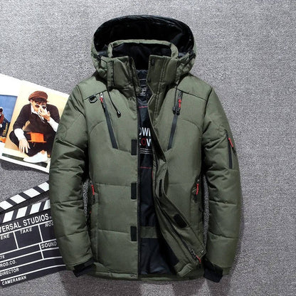 Cole | Wattierte Winterparka mit Stehkragen und Kapuze für Herren